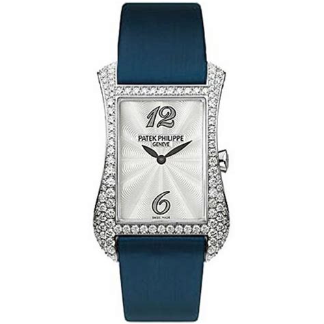 Patek Philippe Gondolo Quartz Diamond Ladies Watch 4972